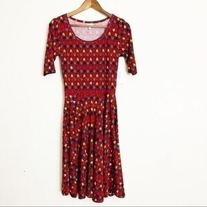 NWT Lularoe Nicole Skater Dress Size small